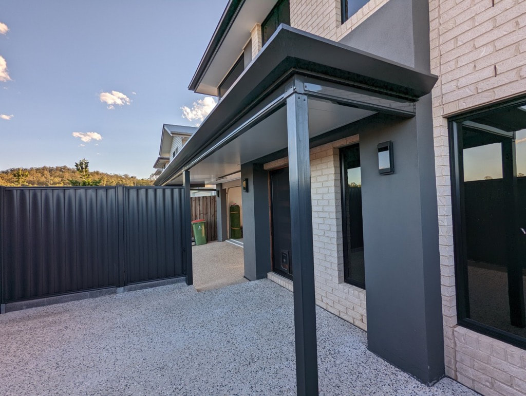 entry patio cover, entry roof cover, patio roofing, patios brisbane